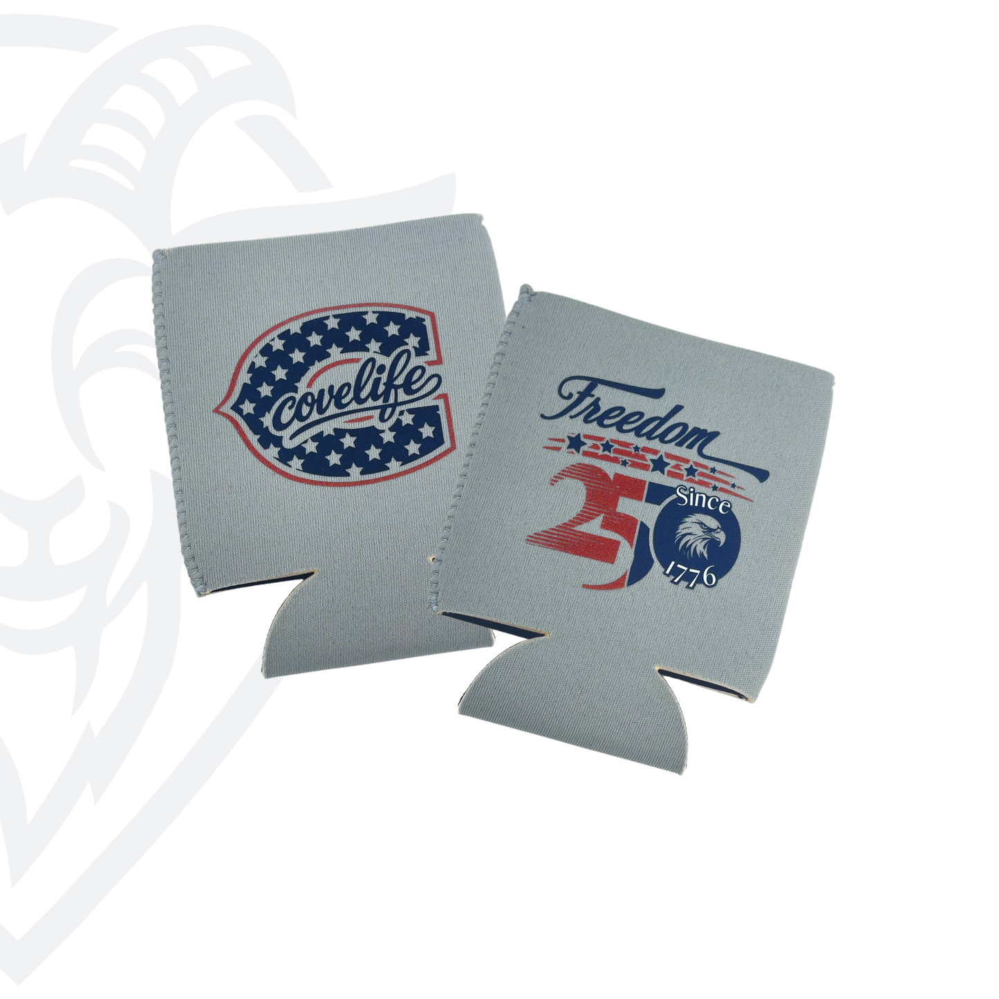 COVELiFE Freedom 250 Koozie | Standard Can Cooler Frost - can cooler