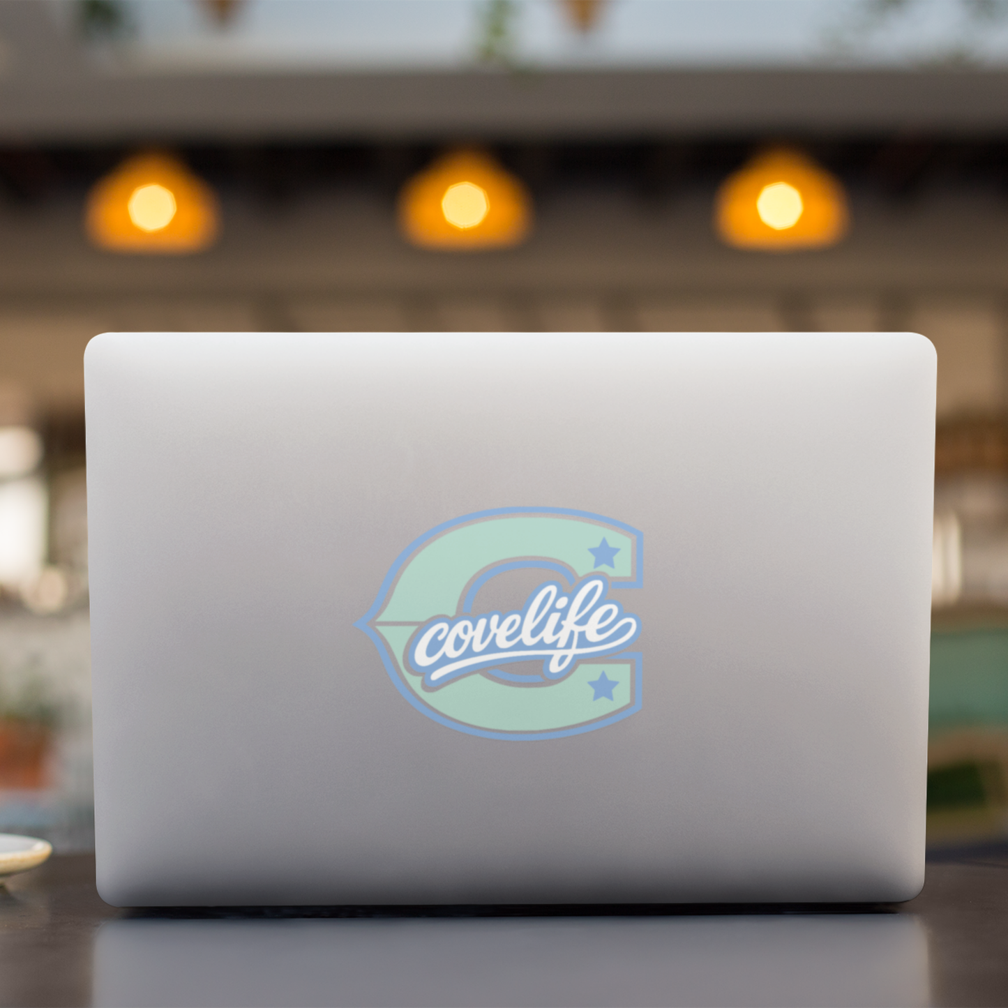 COVELiFE Block C Die-Cut Decal Mint - applied
