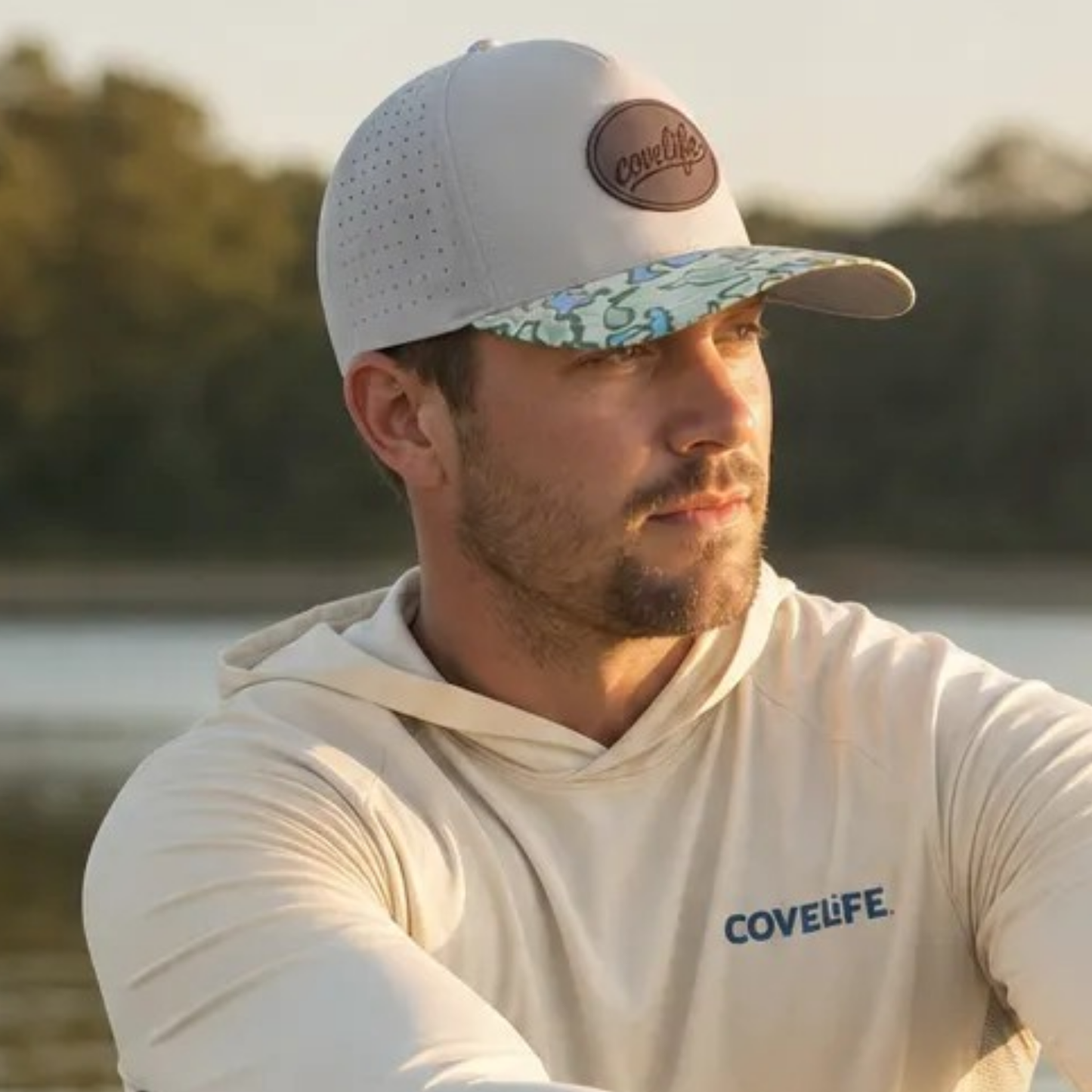 COVELiFE DRiFTFiT Lake Camo Performance Cap Midnight - lifestyle