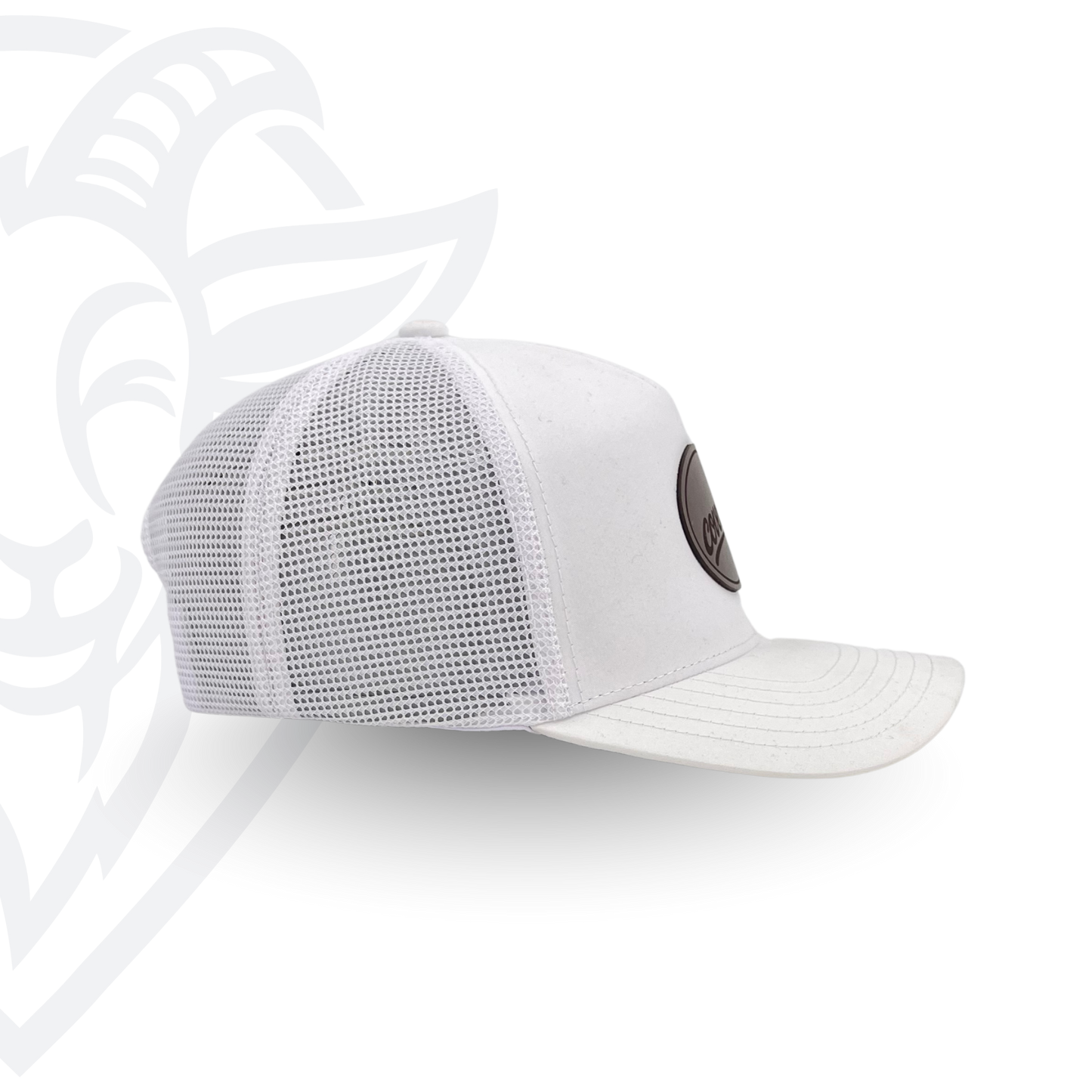 COVELiFE DRiFTFiT Mesh Trucker White - rear three-quarter angle