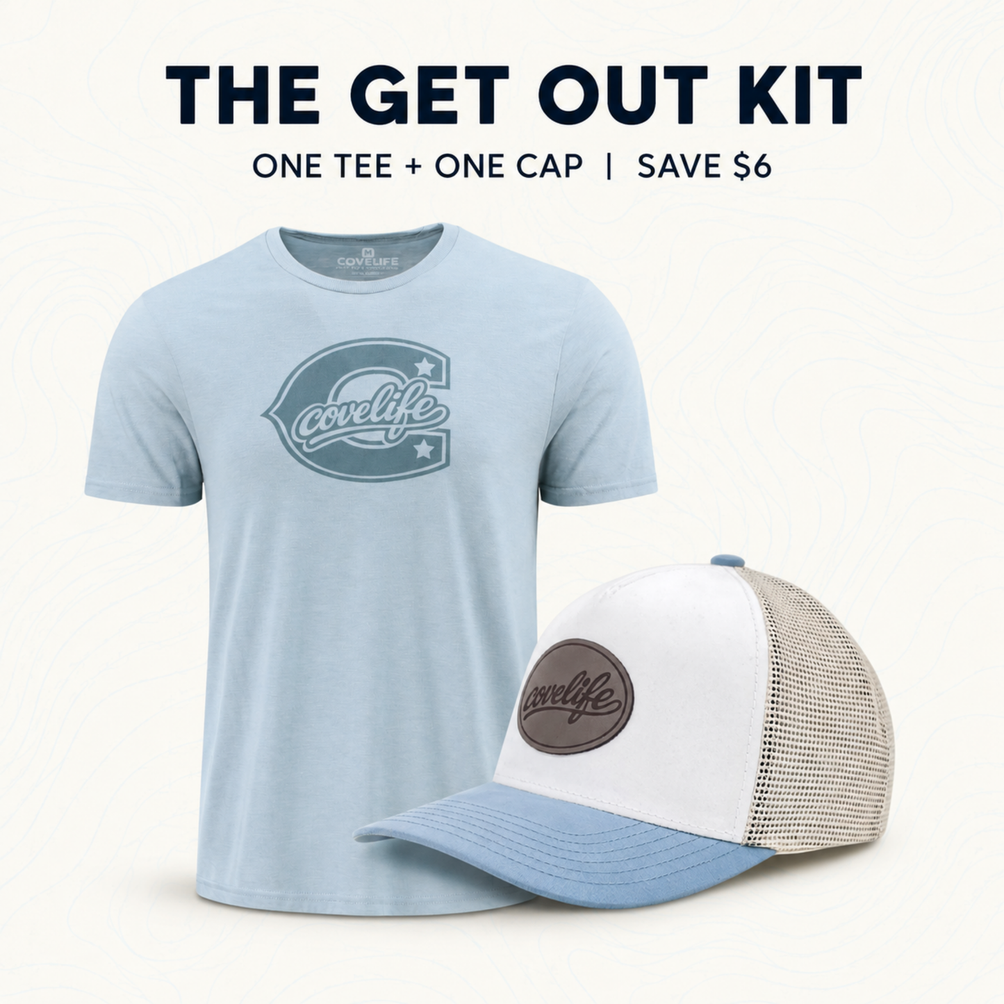 COVELiFE Get Out Kit bundle - tee and cap product photo