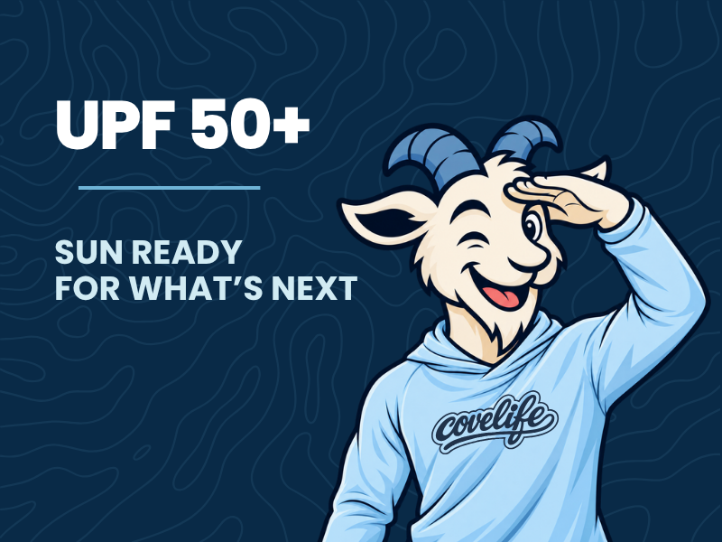 UPF 50+ performance hoodie - coastal lifestyle apparel by COVELiFE