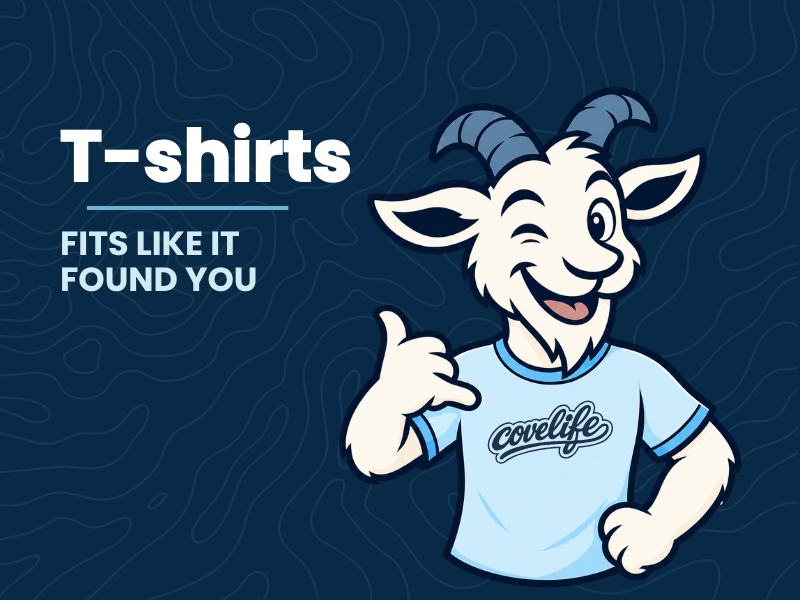 Lifestyle t-shirts for men and women - COVELiFE coastal apparel