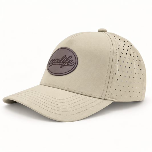 COVELiFE DRiFTFiT Performance Cap khaki - 3/4 ANGLE