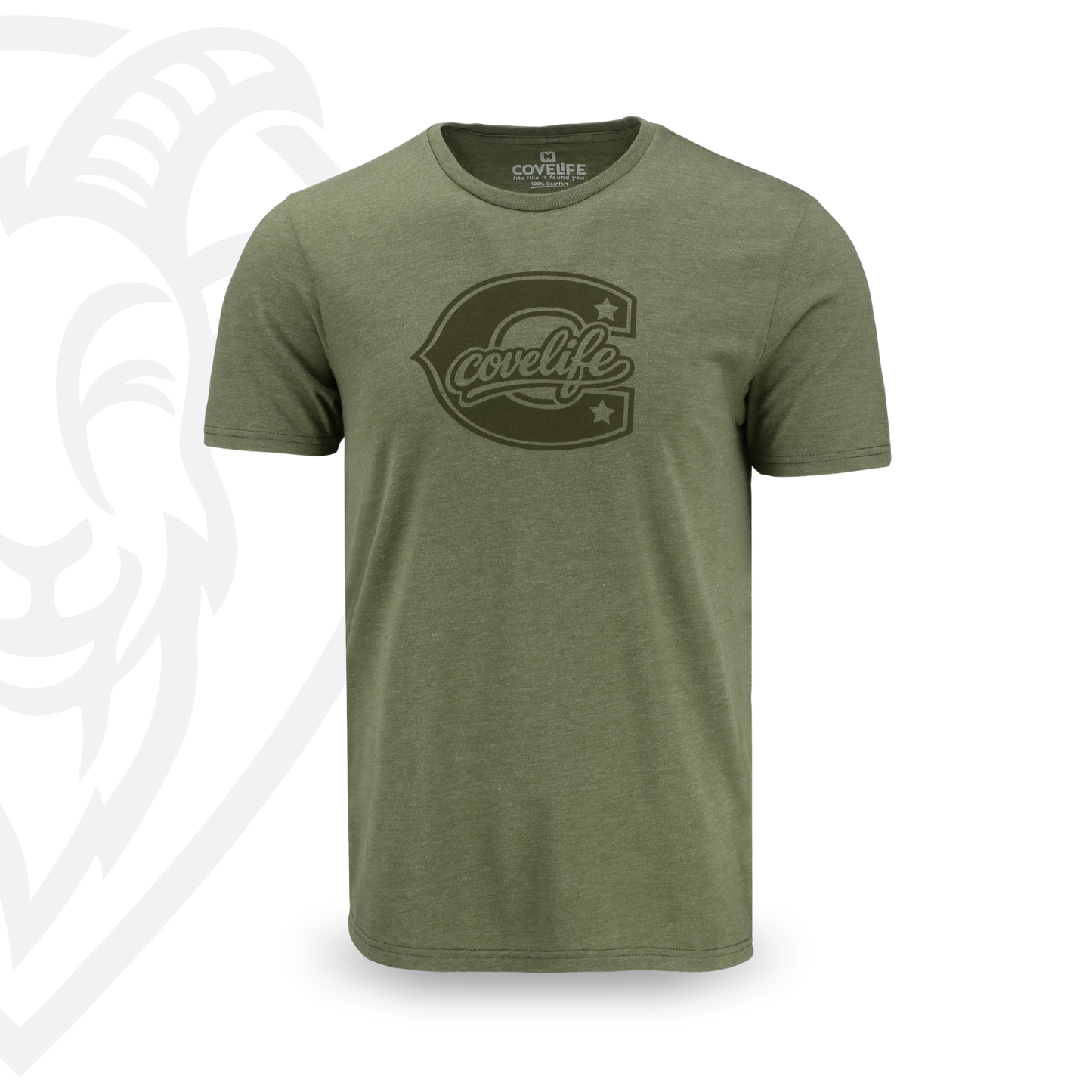 COVELiFE The Cove Tee Olive - front