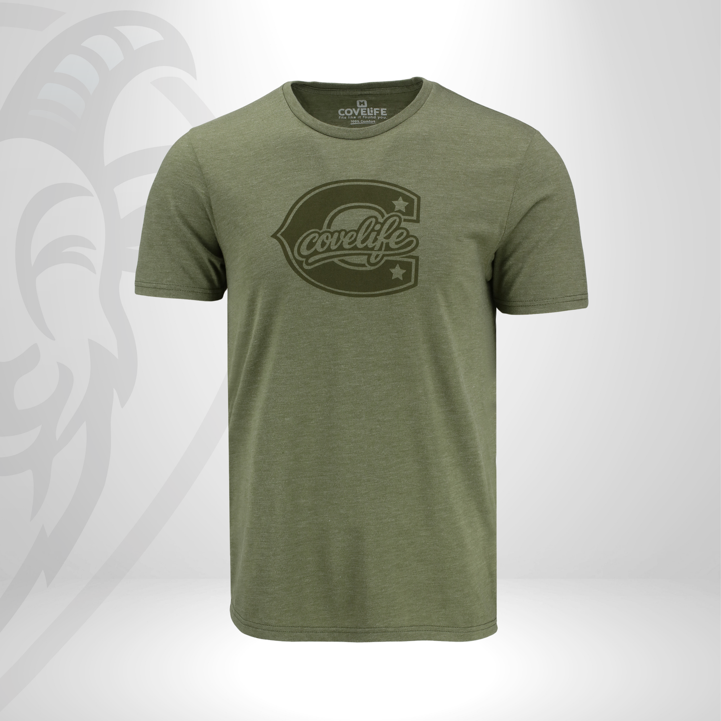 Block C Script Tonal Tee