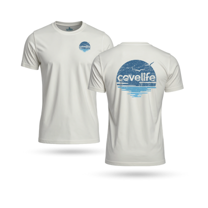 COVELiFE The DRiFT Tee Cream - front and back view 
