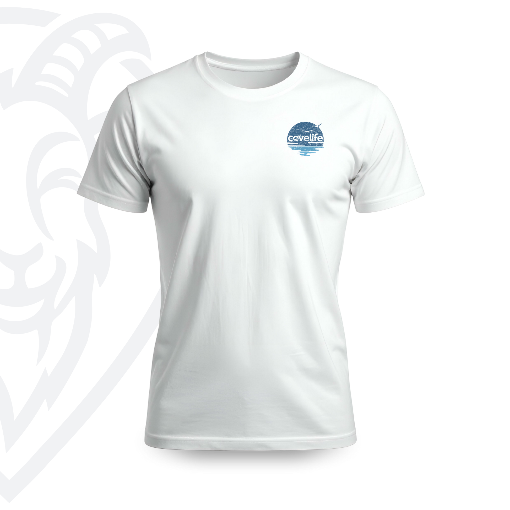 COVELiFE Reelin' It In Tee White - front