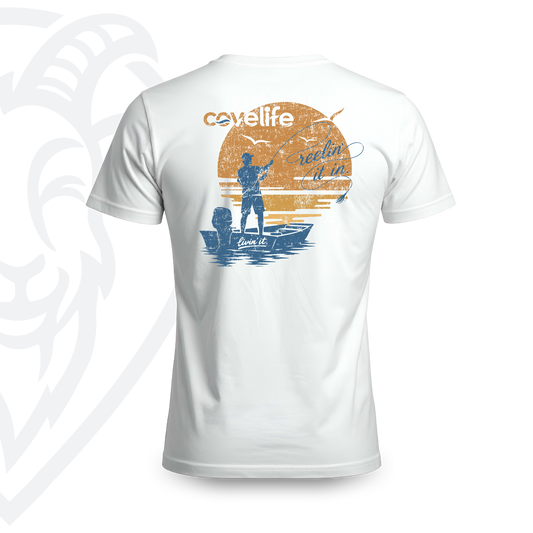 COVELiFE Reelin' It In Tee White - back