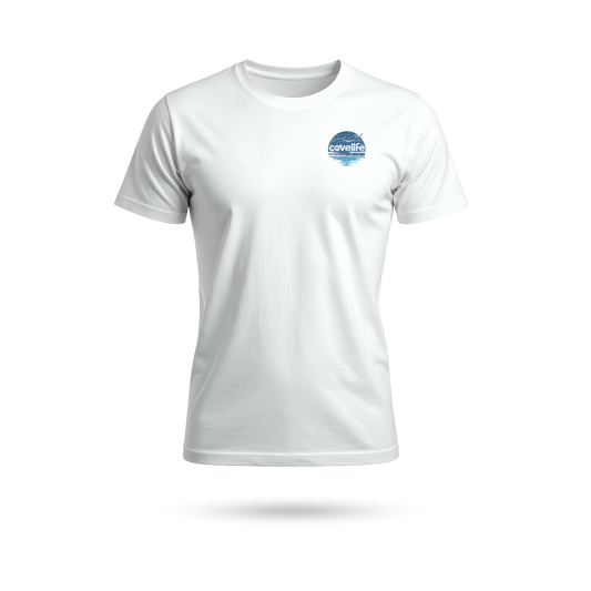 COVELiFE Reelin' It In Tee White - front
