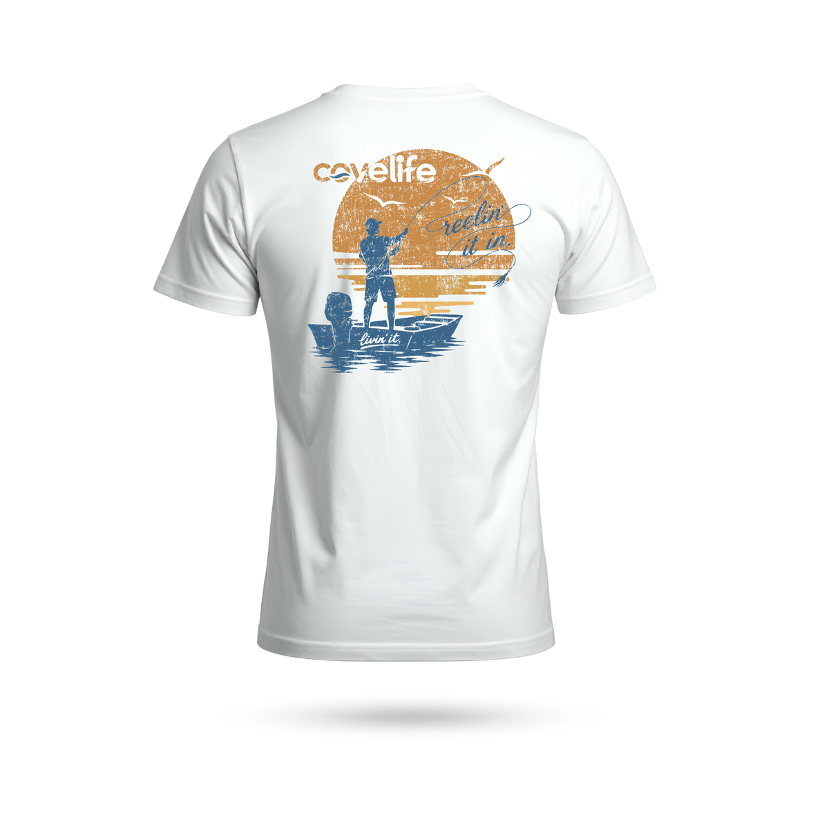COVELiFE Reelin' It In Tee White - back