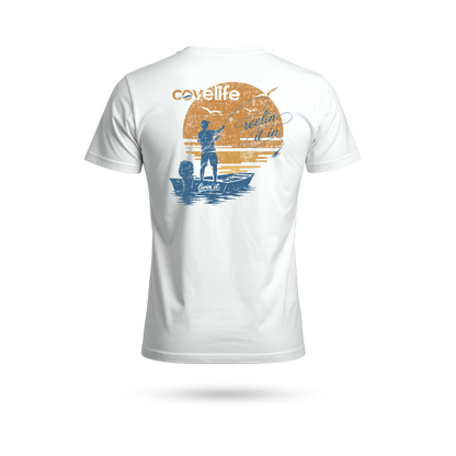 COVELiFE Reelin' It In Tee White - back