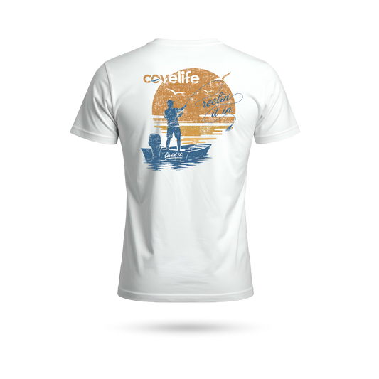 COVELiFE Reelin' It In Tee White - back