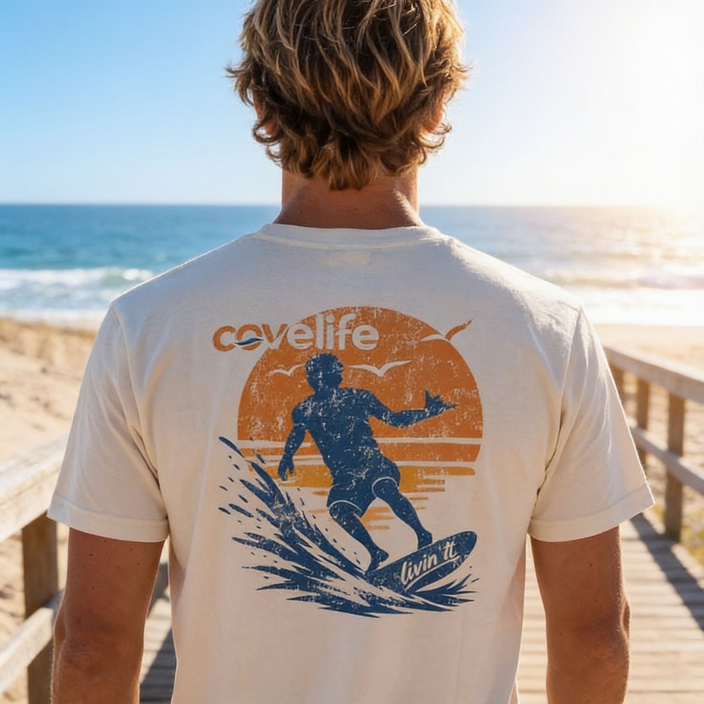 COVELiFE Sendin' It Tee Cream - lifestyle