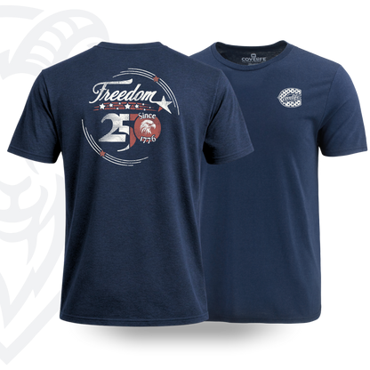 COVELiFE Freedom 250 Tee Navy - combined