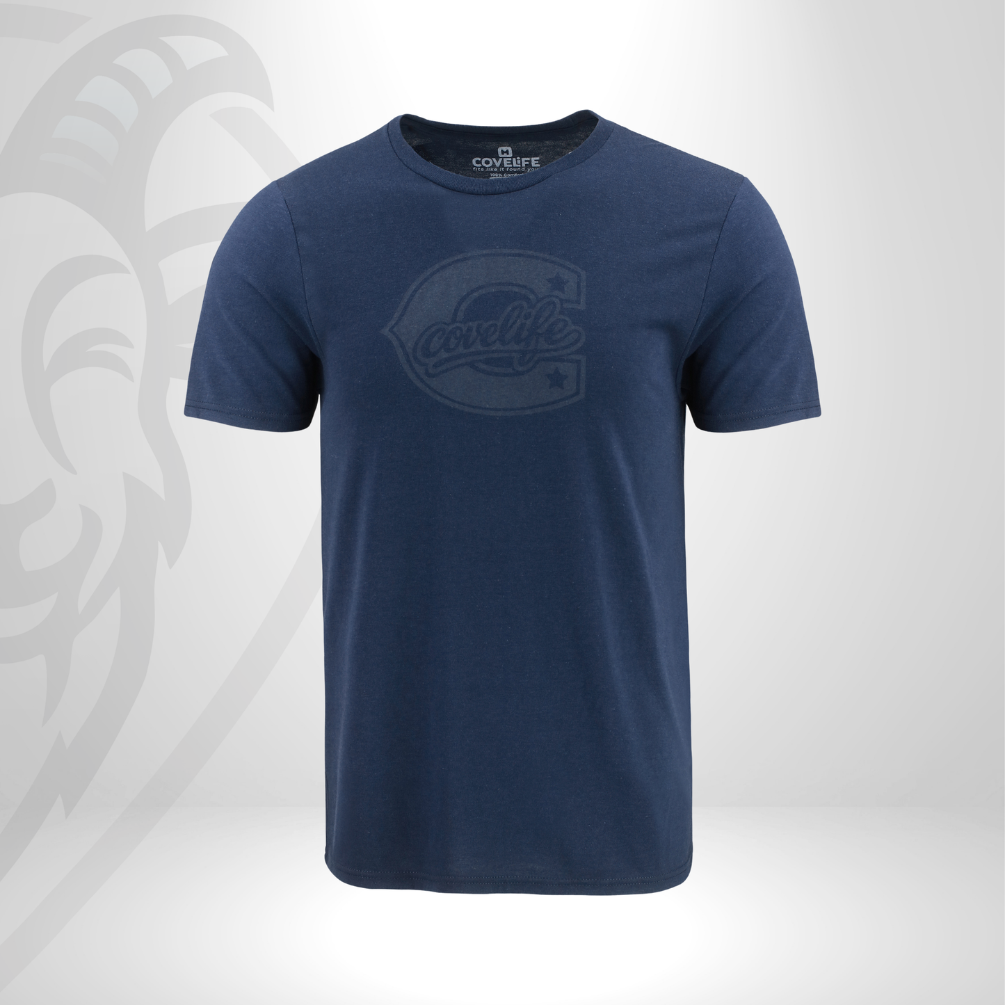 Block C Script Tonal Tee