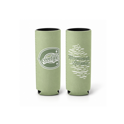 COVELiFE ViBE Koozies | Slim Can Cooler seagrass - can cooler