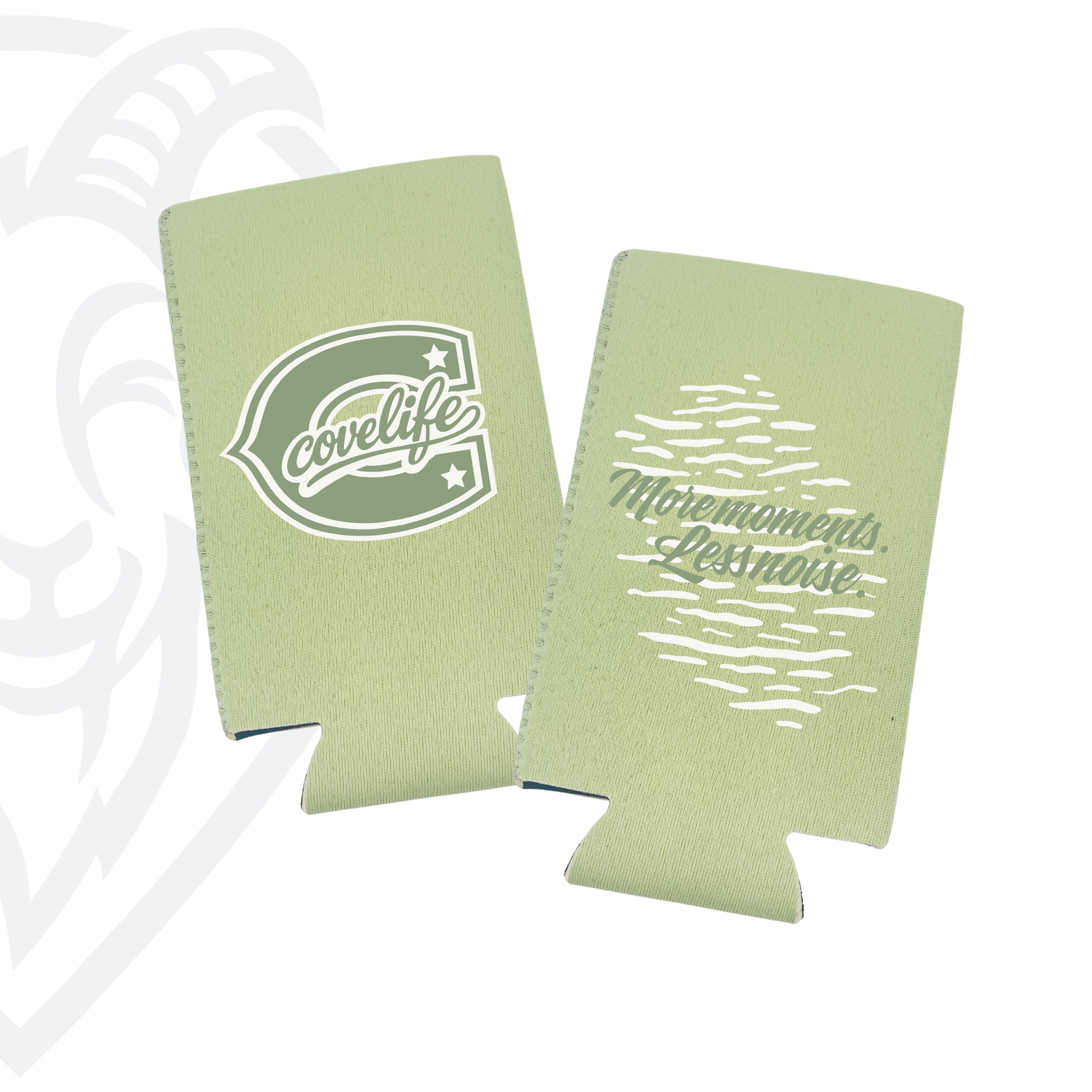 COVELiFE ViBE Koozies | Slim Can Cooler SeaGrass - can cooler