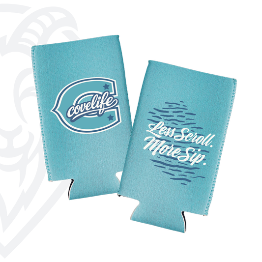 COVELiFE ViBE Koozies | Slim Can Cooler Sky Blue - can cooler