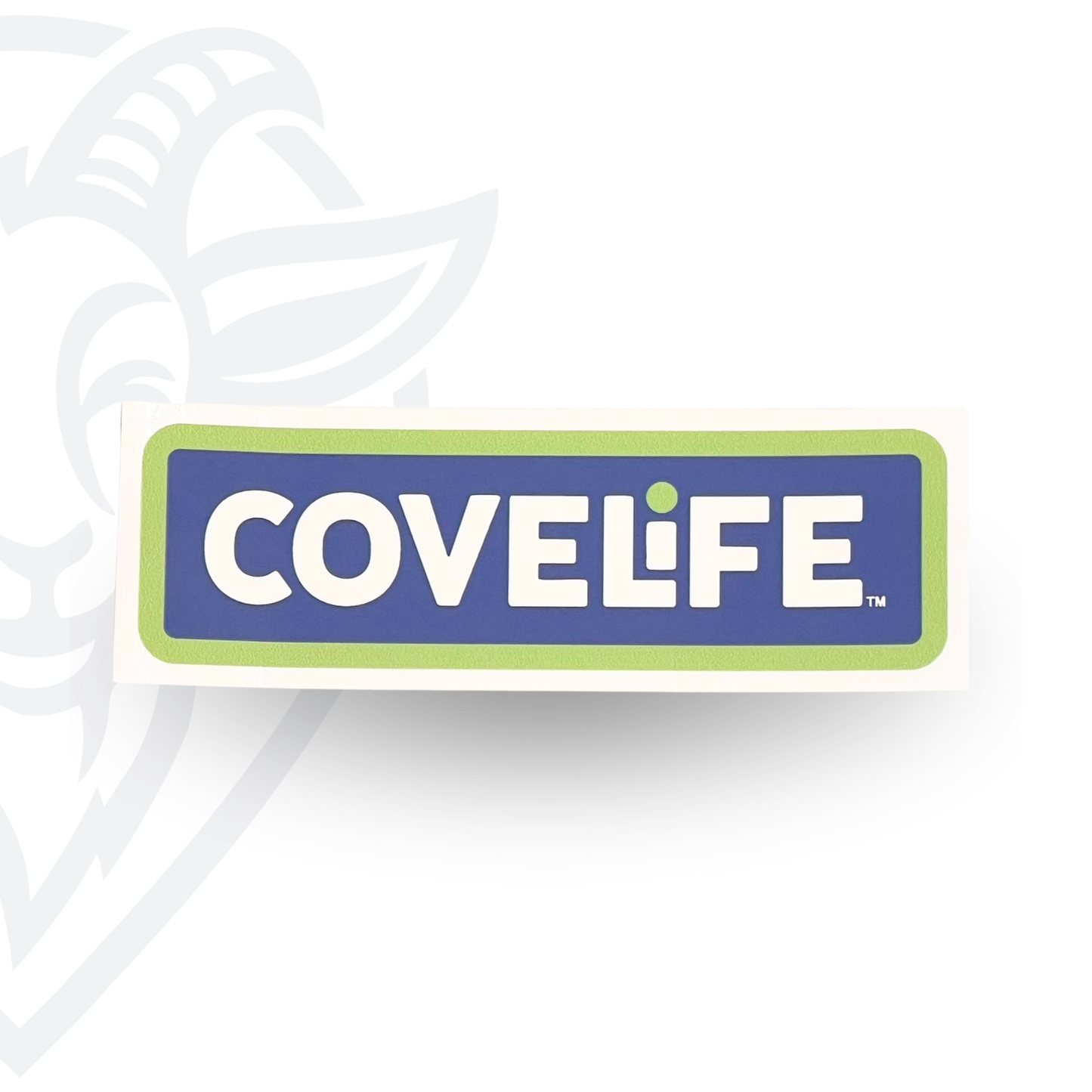 COVELiFE OG Decal Navy / Lime - vinyl sticker on white background