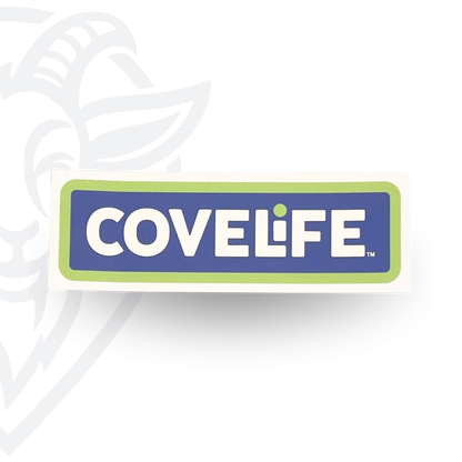 COVELiFE OG Decal Navy / Lime - vinyl sticker on white background