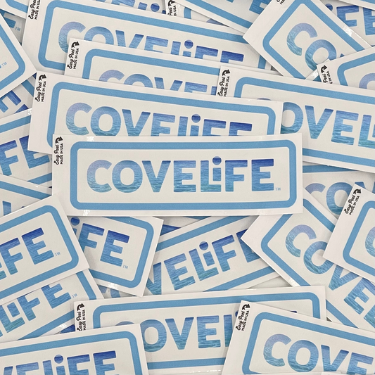 COVELiFE OG Decal (5-Inch) - White / Sky Blue