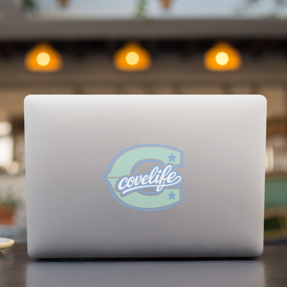 COVELiFE Block C Die-Cut Decal Mint - applied