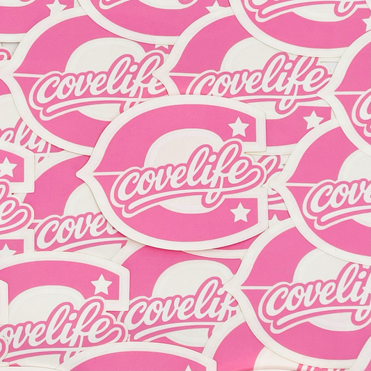 Block C Die-Cut Decal - Pink