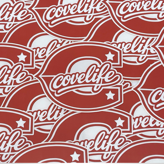Block C Die-Cut Decal - Red