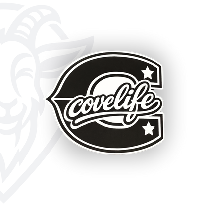 COVELiFE Block C Die-Cut Decal Black - white background product