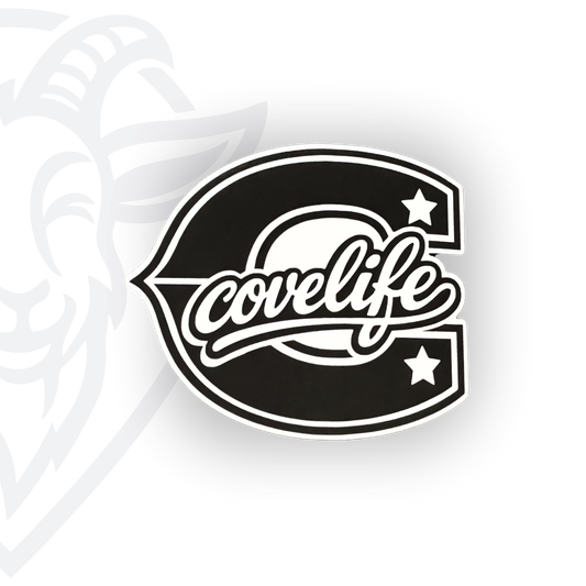 COVELiFE Block C Die-Cut Decal Black - white background product