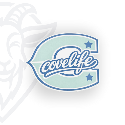 COVELiFE Block C Die-Cut Decal Mint - white background product