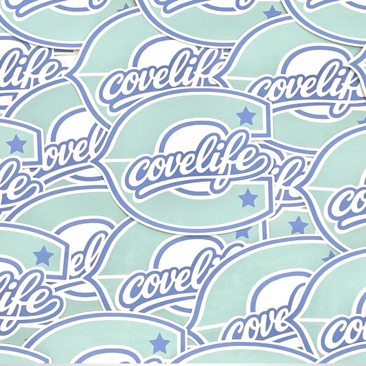 COVELiFE Block C Die-Cut Decal Mint - detail