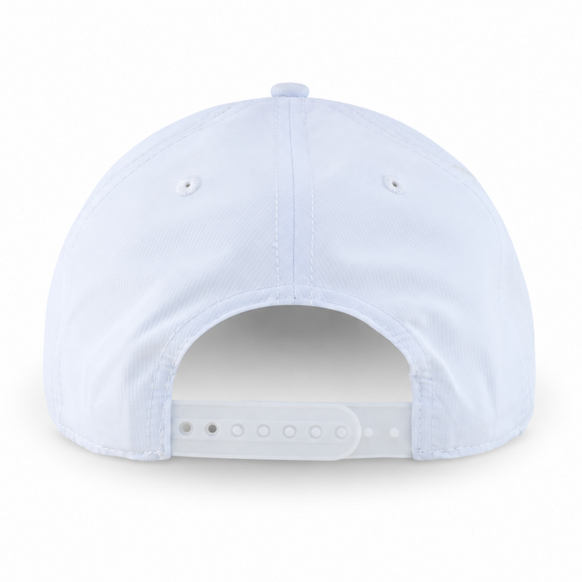 White COVELiFE with upside down wordmark with right side up "i"  back view.