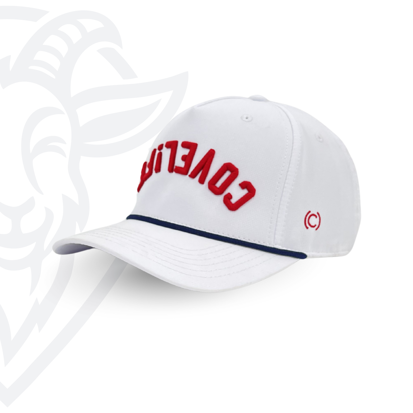 COVELiFE SHiFT Classic Snapback Cap White - three-quarter