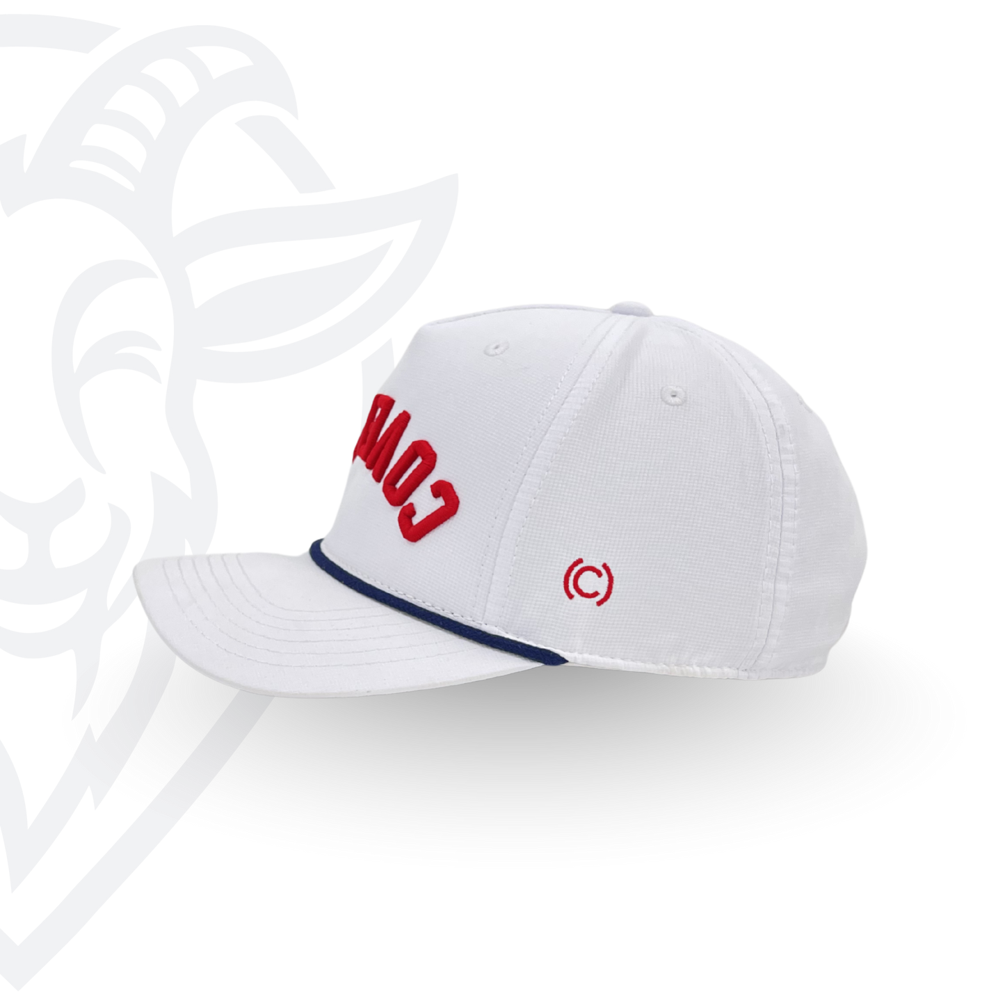 COVELiFE SHiFT Classic Snapback Cap White - side profile