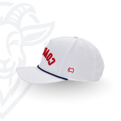 COVELiFE SHiFT Classic Snapback Cap White - side profile