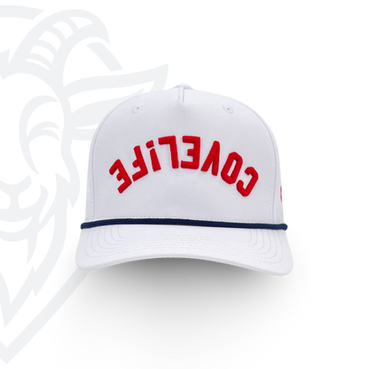 COVELiFE SHiFT Classic Snapback Cap White - front hero