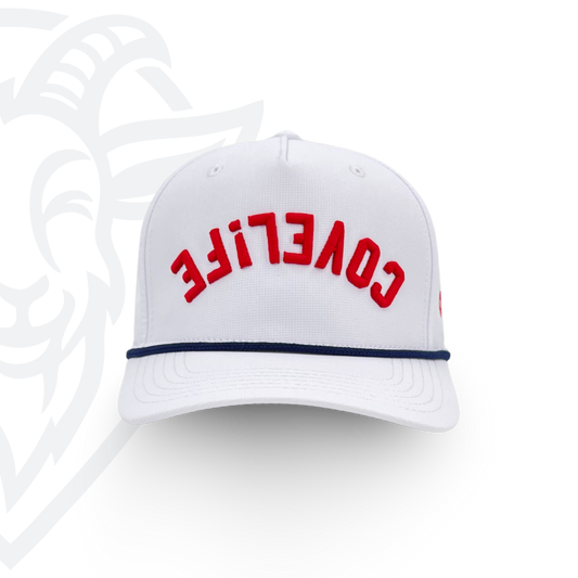 COVELiFE SHiFT Classic Snapback Cap White - front hero