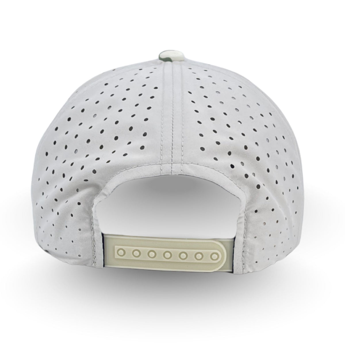 COVELiFE DRiFTFiT Lake Camo Performance Cap Midnight - back view showing mesh panels