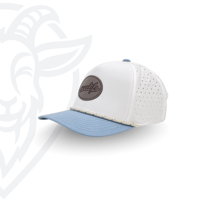 COVELiFE DRiFTFiT Harbor White Performance Cap Midnight - detail