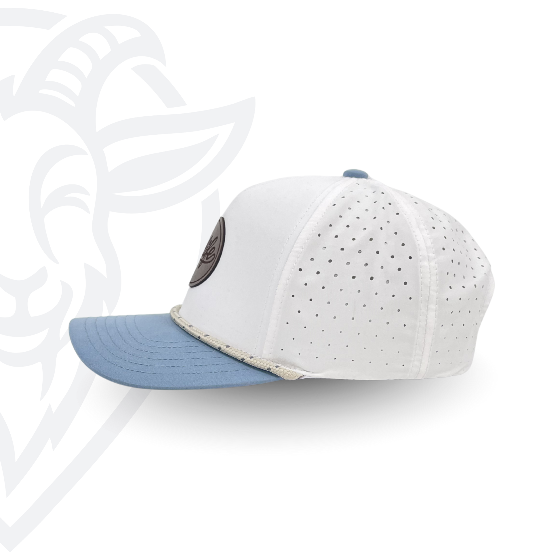 COVELiFE DRiFTFiT Harbor White Performance Cap Midnight - side profile