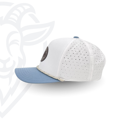 COVELiFE DRiFTFiT Harbor White Performance Cap Midnight - side profile