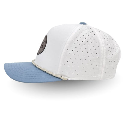 COVELiFE DRiFTFiT Harbor White Performance Cap Midnight - side profile