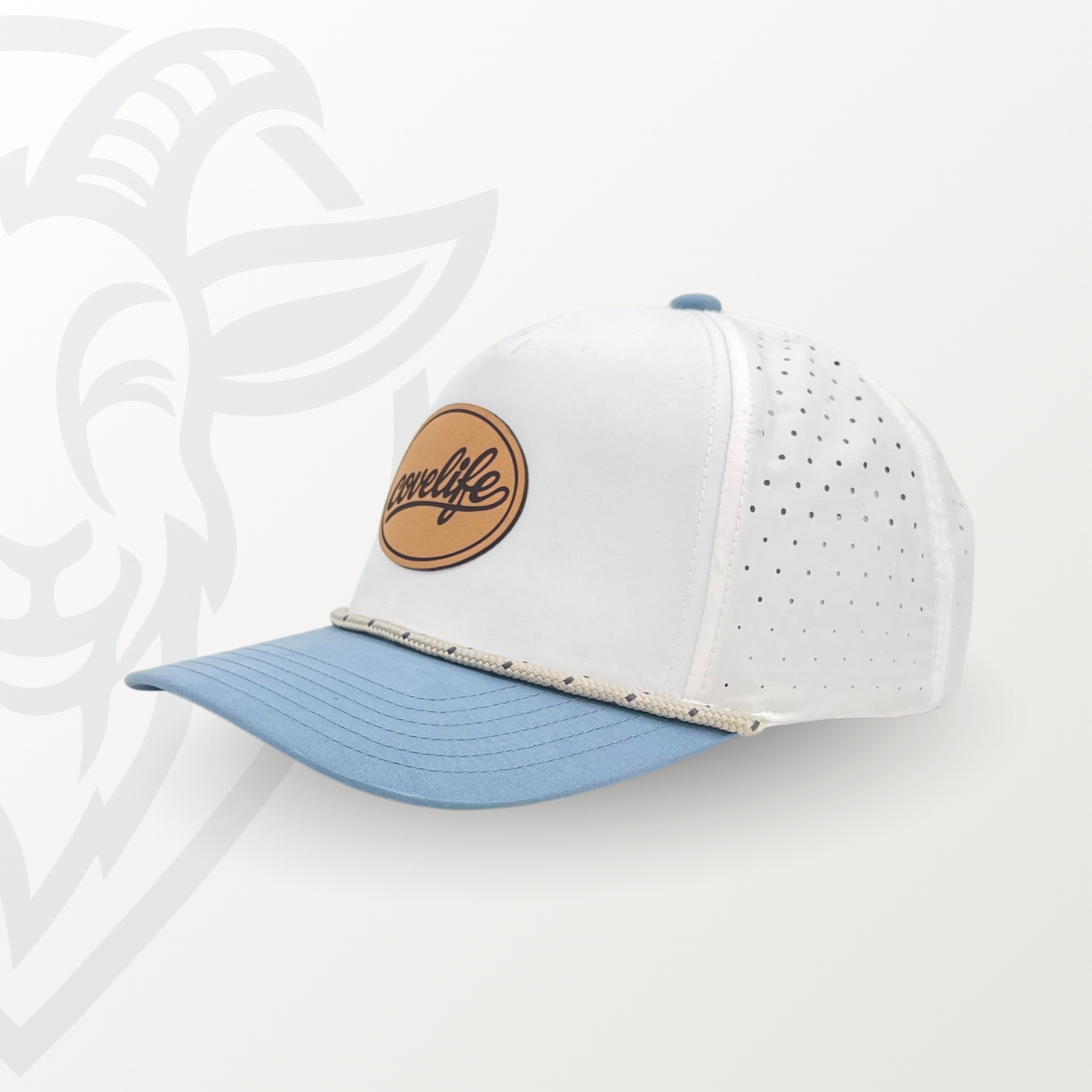 COVELiFE DRiFTFiT Harbor White Performance Cap Heritage - three-quarter angle