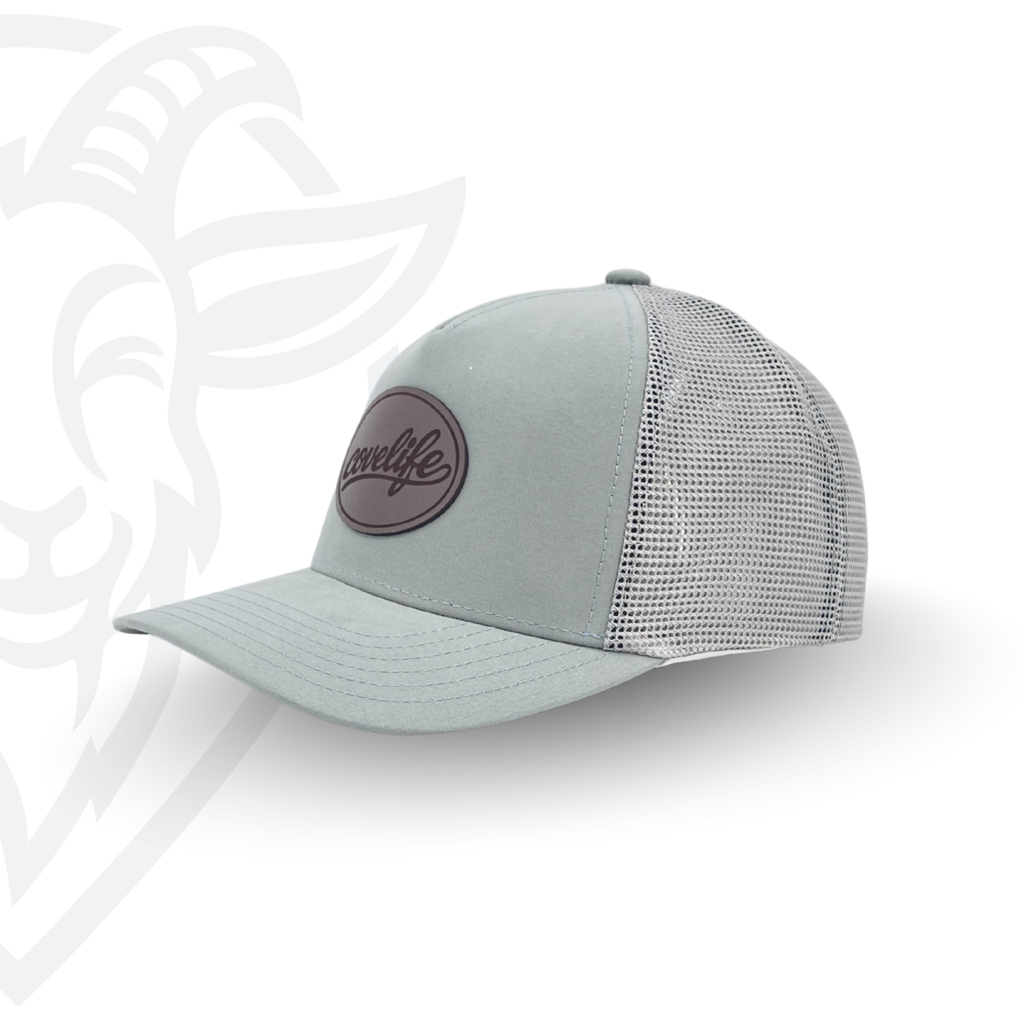 COVELiFE DRiFTFiT Mesh Trucker Sage - three-quarter angle