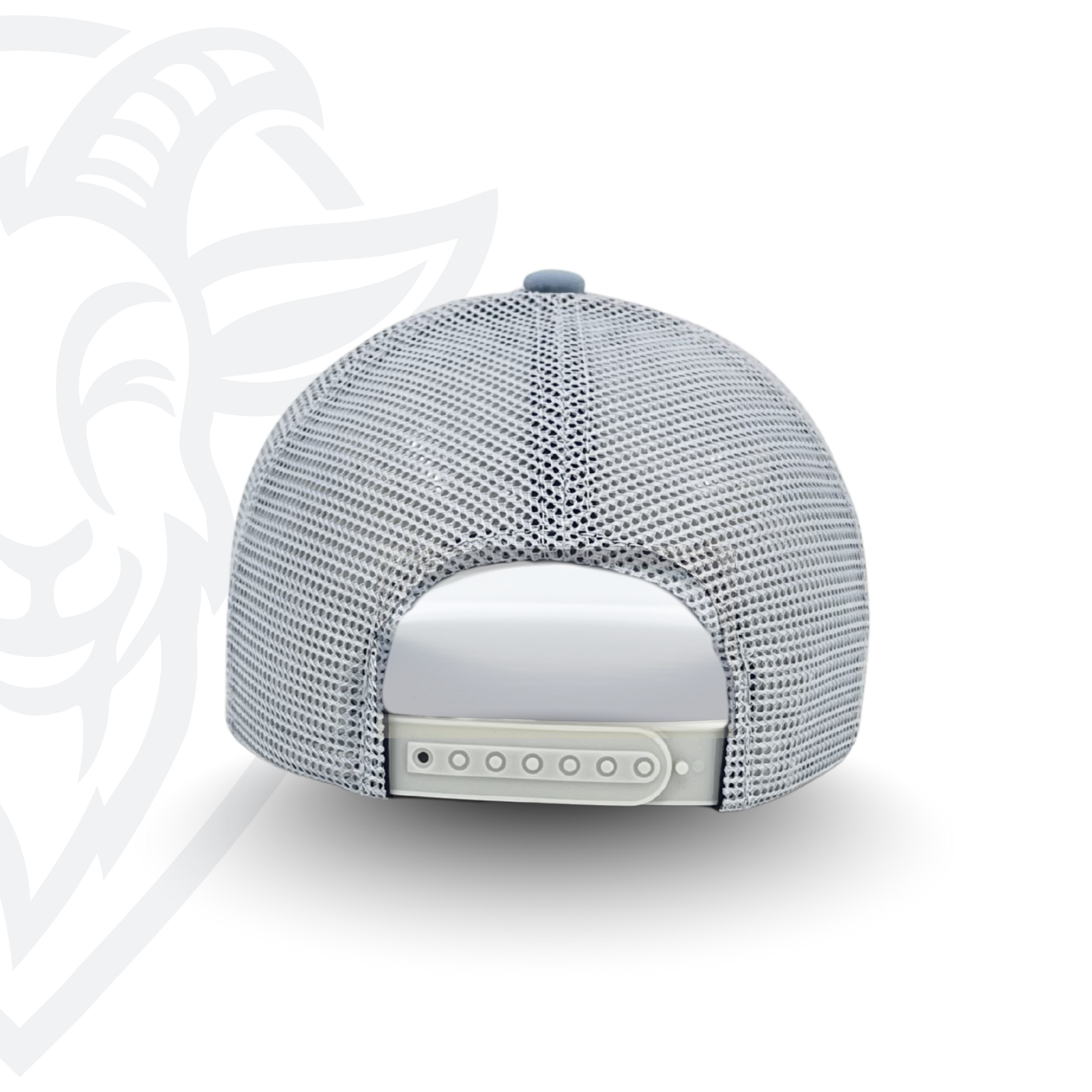 COVELiFE DRiFTFiT Mesh Trucker Sky Blue - back view showing mesh panels