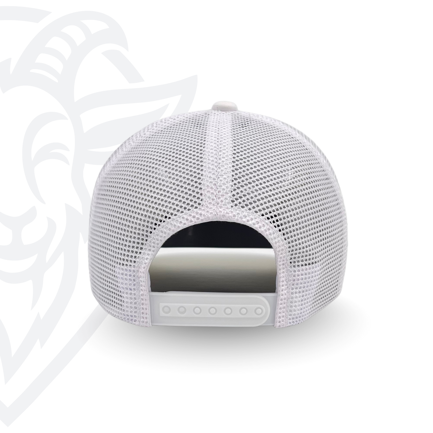 COVELiFE DRiFTFiT Mesh Trucker White - back view showing mesh panels