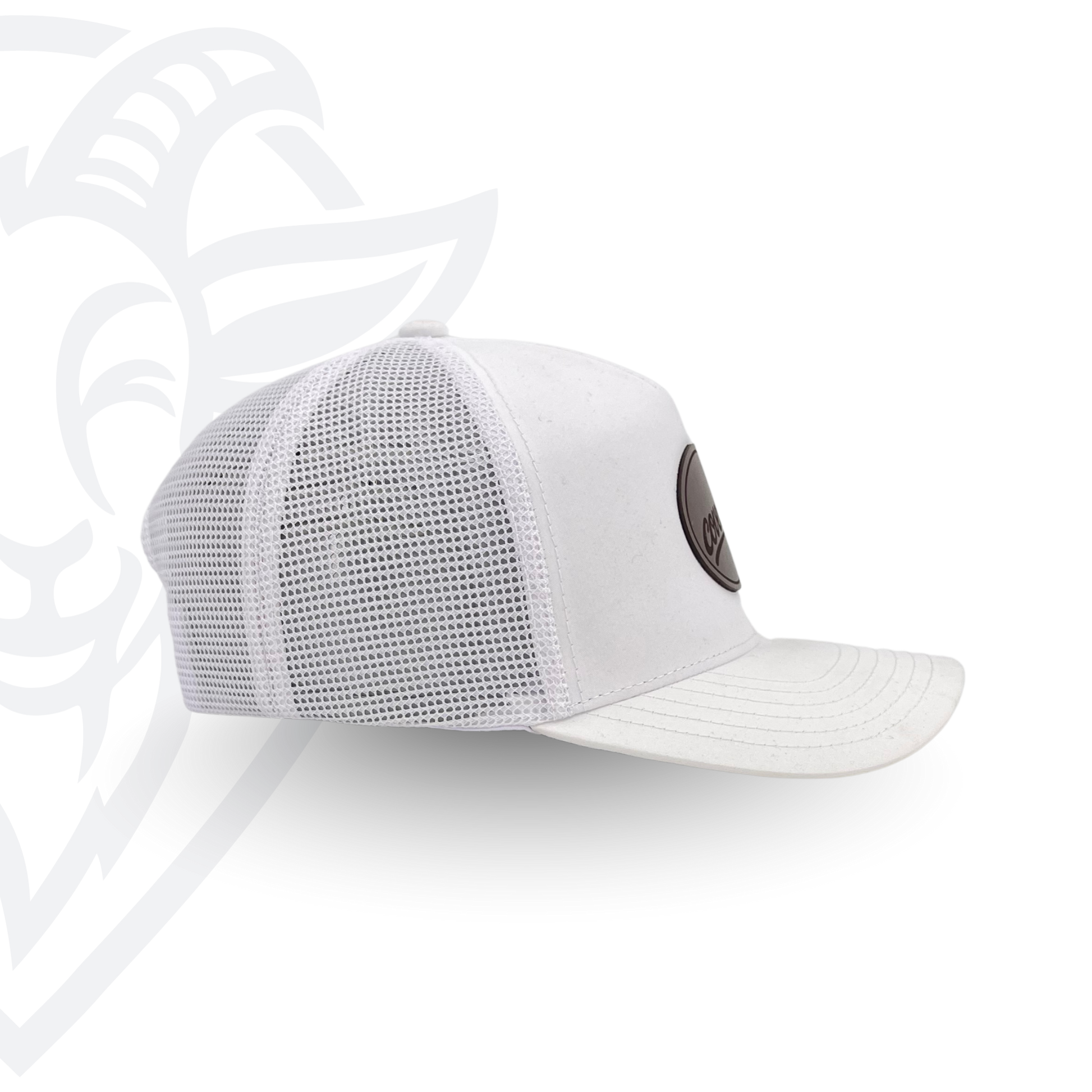 COVELiFE DRiFTFiT Mesh Trucker White - rear three-quarter angle