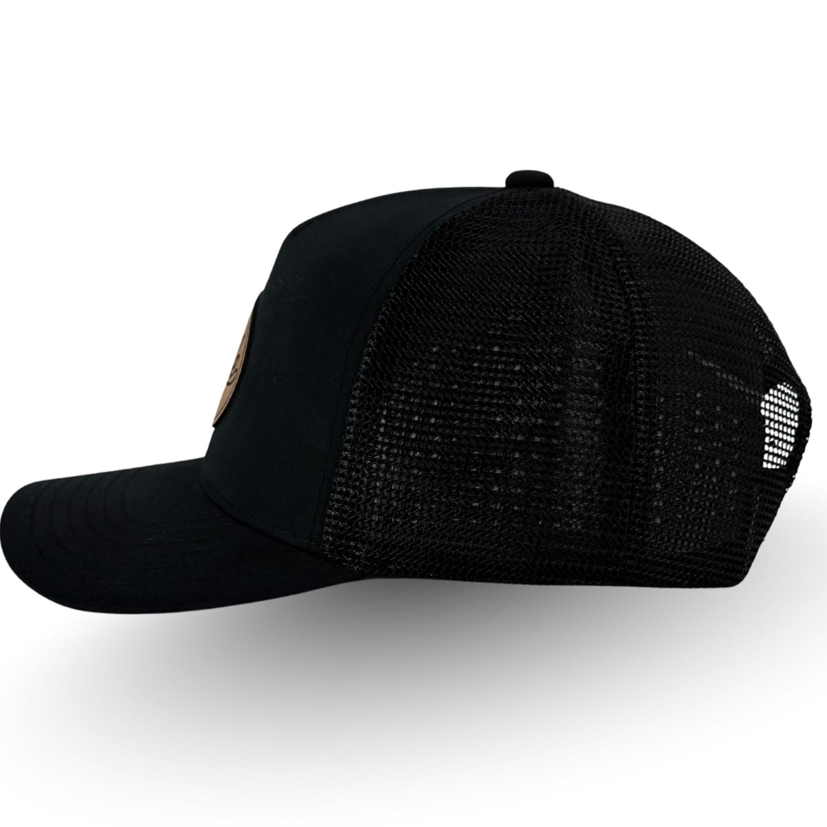 COVELiFE DRiFTFiT Mesh Trucker Black - side profile